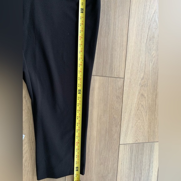 DKNY High Waisted Rise Black Dress Pants Ankle Crop Office Work Career Cropped - Picture 5 of 6